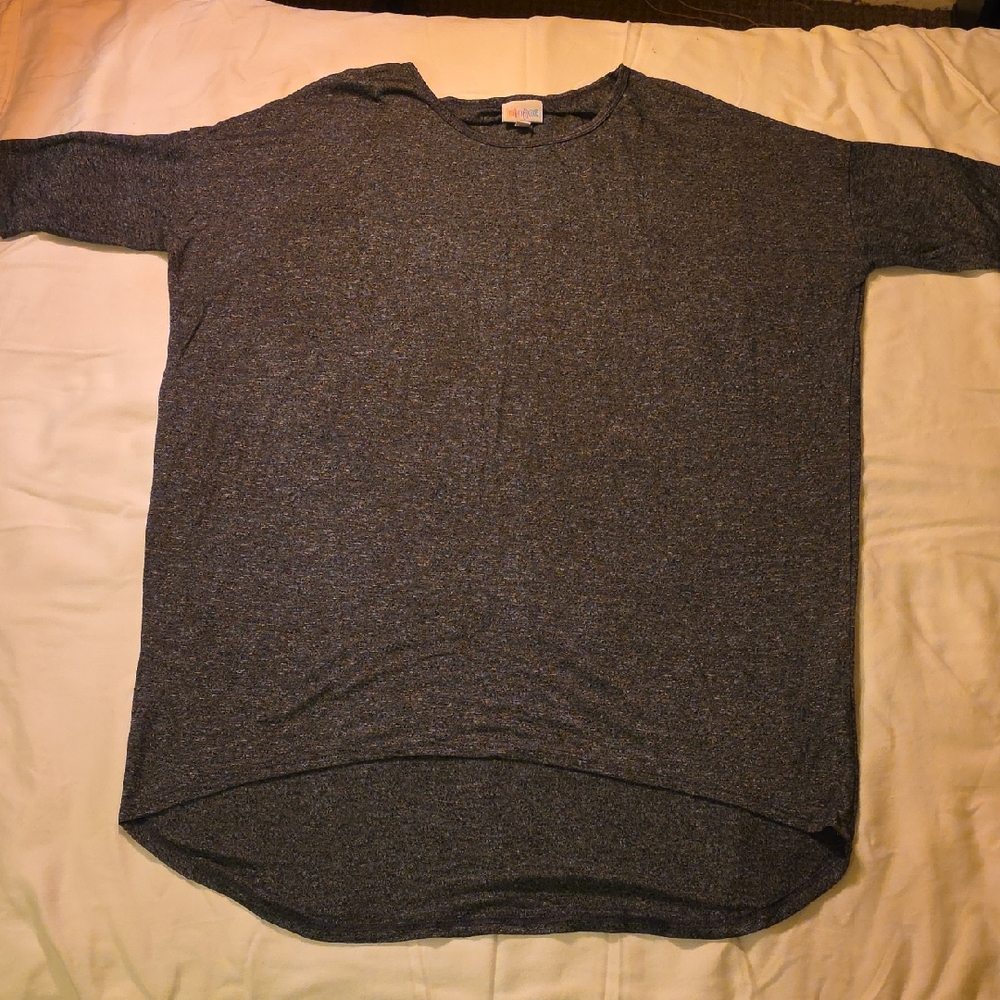 LuLaRoe Charcoal Heather Tunic